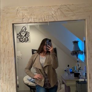 GORGEOUS faux suede jacket